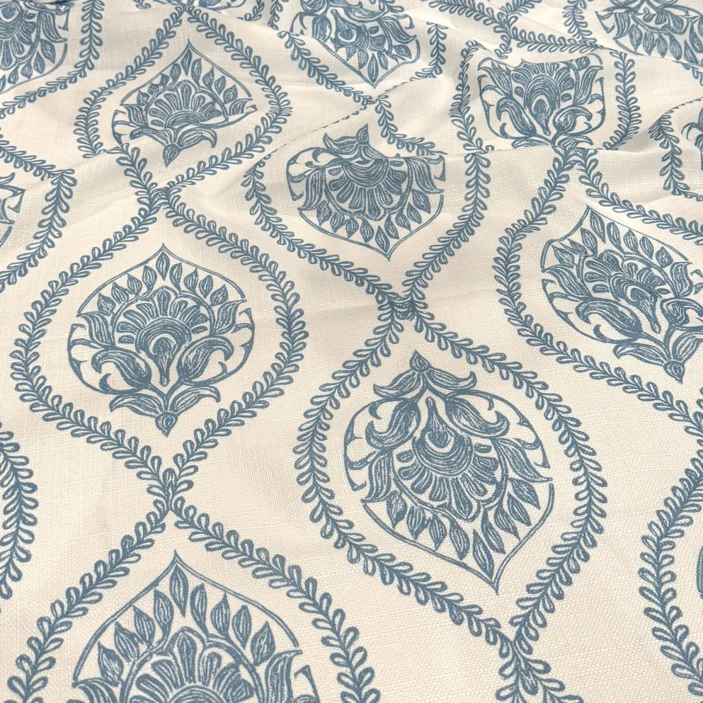 Mayfair (Slub Print) Table Linen in Copen Perry