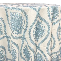 Mayfair (Slub Print) Table Linen in Copen Perry