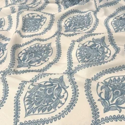 Mayfair (Slub Print) Table Linen in Copen Perry