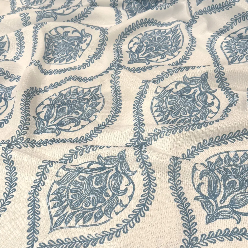 Mayfair (Slub Print) Table Linen in Copen Perry