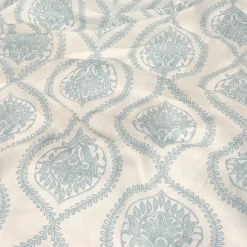 Mayfair (Slub Print) Table Linen in Lt Blue