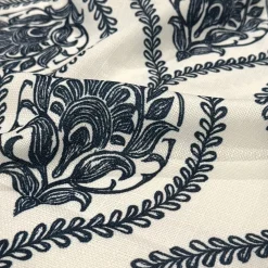 Mayfair (Slub Print) Table Linen in Navy
