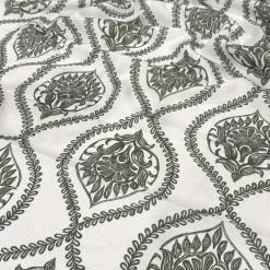 Mayfair (Slub Print) Table Linen in Willow Green