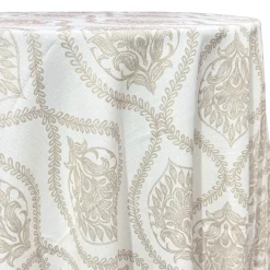Mayfair (Slub Print) Table Linen in Taupe