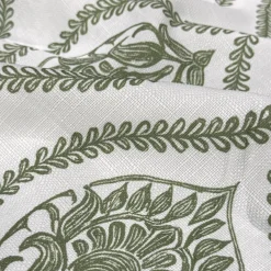 Mayfair (Slub Print) Table Linen in Sage