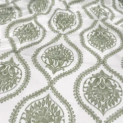 Mayfair (Slub Print) Table Linen in Sage