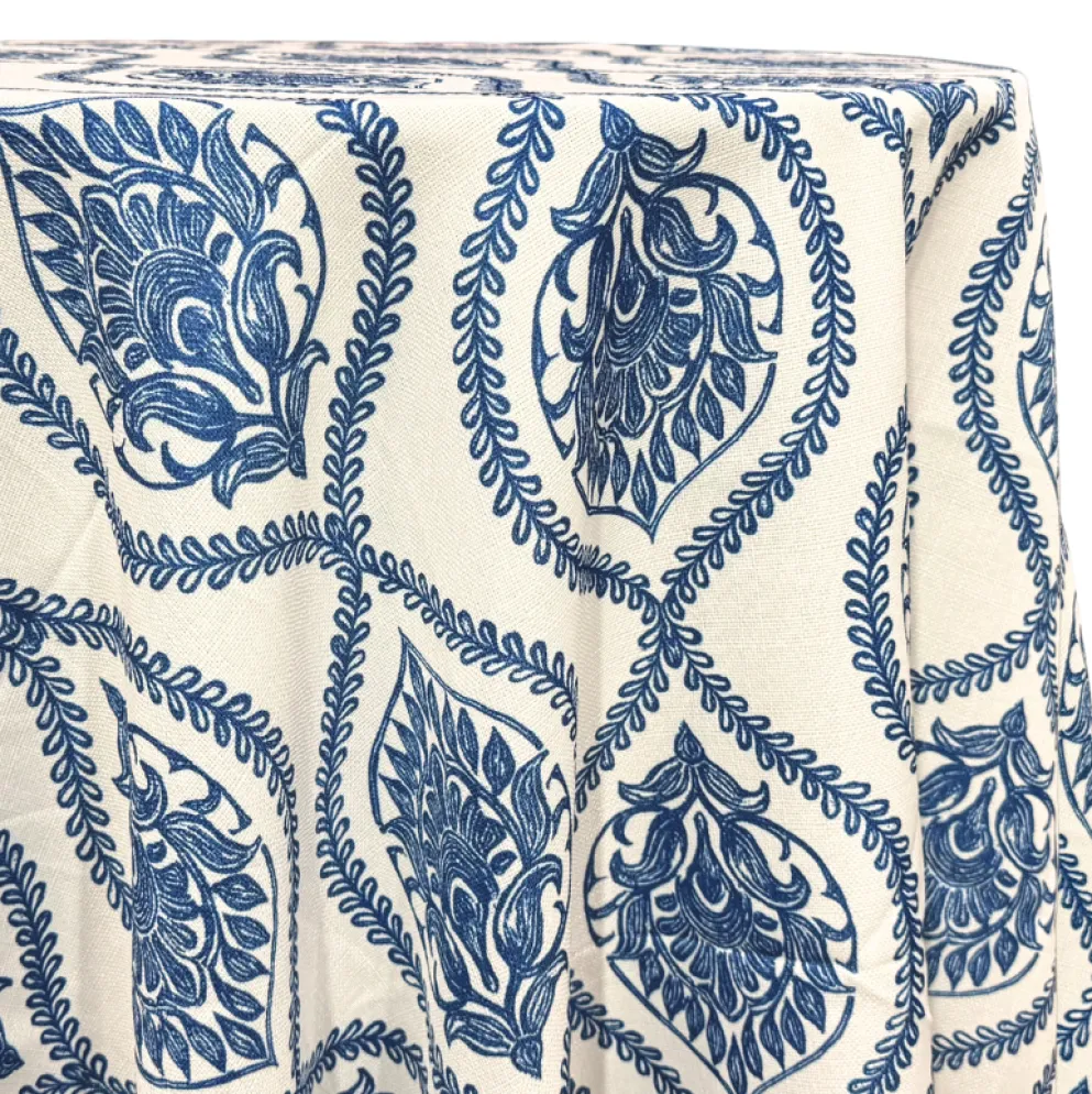 Mayfair (Slub Print) Table Linen in Royal
