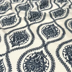 Mayfair (Slub Print) Table Napkin in Navy