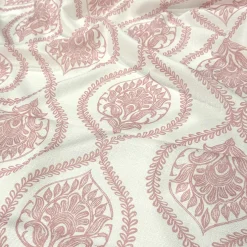 Mayfair (Slub Print) Table Napkin in Dusty Rose