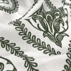 Mayfair (Slub Print) Table Napkin in Willow Green