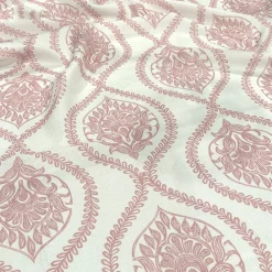 Mayfair (Slub Print) Table Runner in Dusty Rose