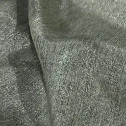 Metallic Burlap Table Linen in Platinum