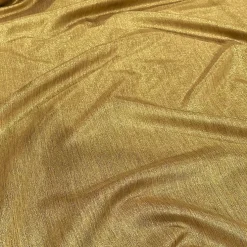 Metallic Burlap Table Linen in Gold/Gold