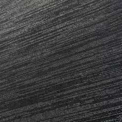 Metallic Burlap Table Linen in Black/Silver