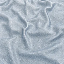 Metallic Burlap Table Napkins in Blue/Silver