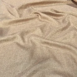 Metallic Burlap Table Runner in Champagne/Gold