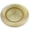 Metallic - Glass Charger Plate in Gold (Item # 0071)