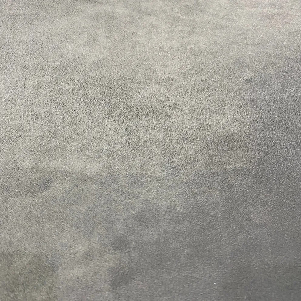 Microfiber Suede Table Linen in Lt Grey