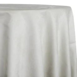 Microfiber Suede Table Linen in Ivory