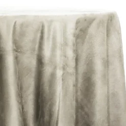 Microfiber Suede Table Linen in Khaki