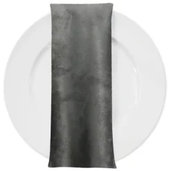 Microfiber Suede Table Napkin in DK Grey
