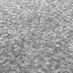 Mini Petals On Mesh Table Linen in White