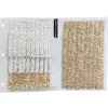 Mini Petals On Mesh (w/ Poly Lining) Table Napkin in White