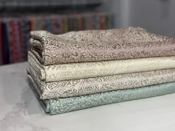 Miramar Jacquard Table Linen in Seafoam