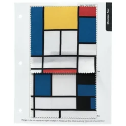 Mondrian (Poly Print) Table Runner in Red