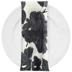 Mono Leaf (Slub Print) Table Napkin