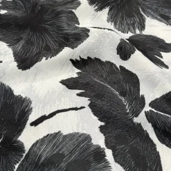 Mono Leaf (Slub Print) Table Runner