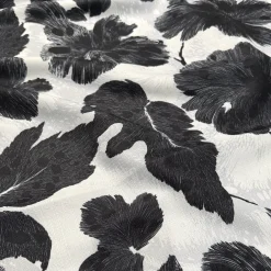 Mono Leaf (Slub Print) Table Runner