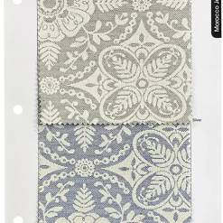 Morocco Jacquard (Reversible) Table Linen in Grey