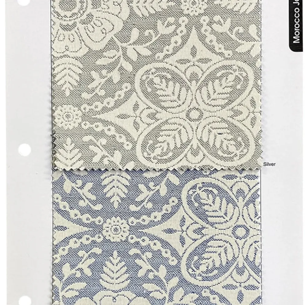 Morocco Jacquard (Reversible) Table Linen in Grey