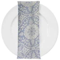 Morocco Jacquard (Reversible) Table Napkin in Blue