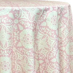 Morocco (Poly Print) Table Linen in Dusty Rose