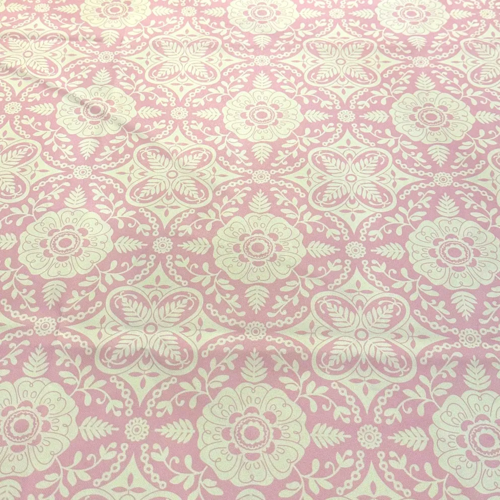 Morocco (Poly Print) Table Linen in Dusty Rose