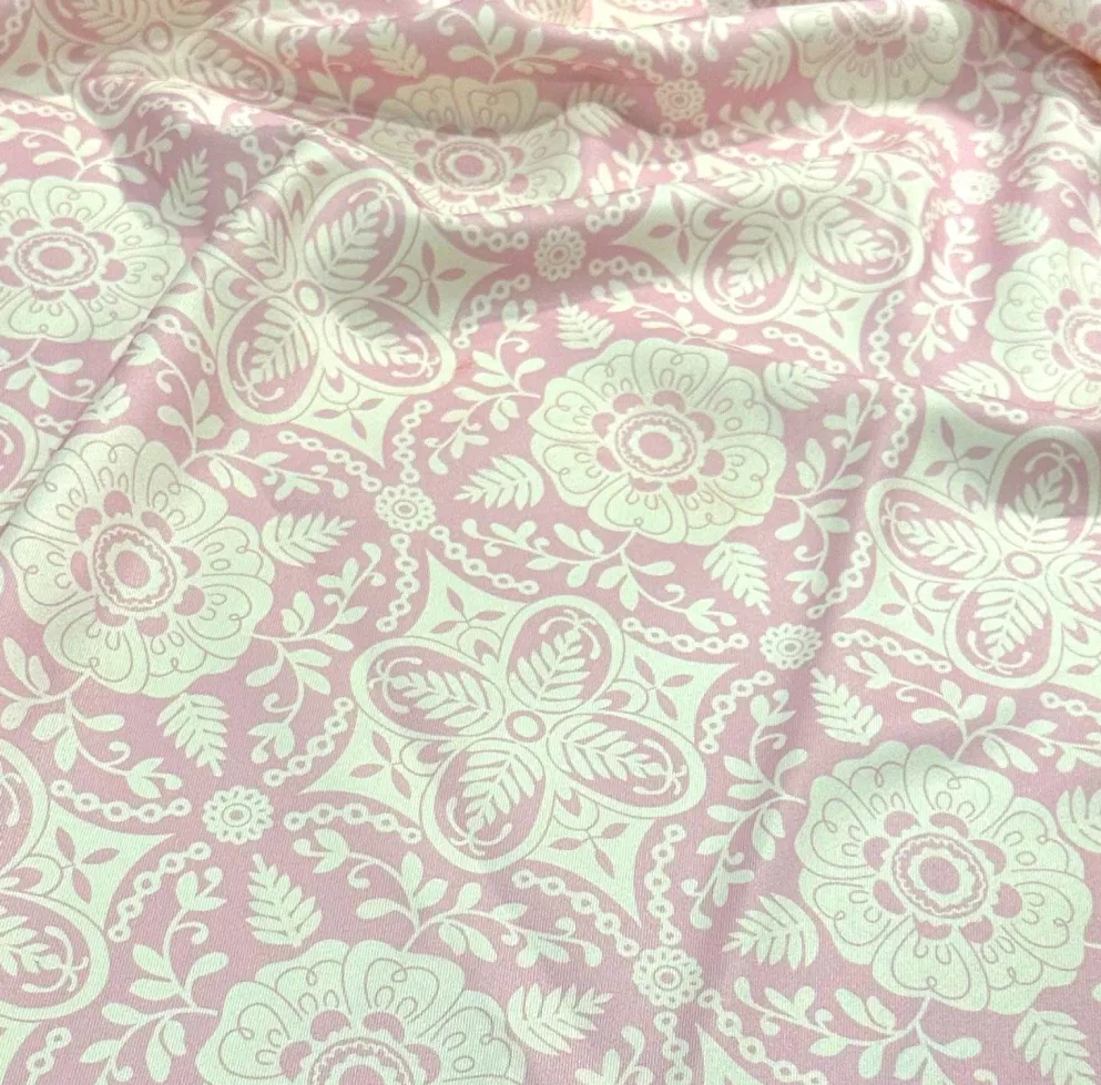 Morocco (Poly Print) Table Linen in Dusty Rose