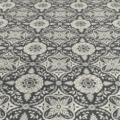 Morocco (Poly Print) Table Linen in Grey