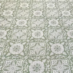 Morocco (Poly Print) Table Linen in Sage