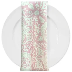 Morocco (Poly Print) Table Napkin in Dusty Rose