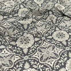 Morocco (Poly Print) Table Napkin in Grey