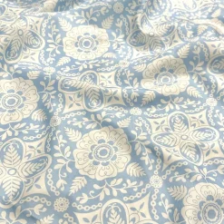 Morocco (Poly Print) Table Runner in Lt Blue