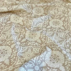 Morocco (Poly Print) Table Runner in Taupe