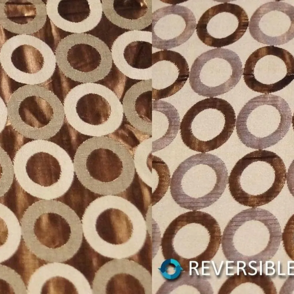 Mosaic Jacquard (Reversible) Table Napkin in Copper and Gold