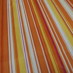 Multi-Color Stripe Table Linen in Sunset