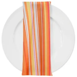 Multi-Color Stripe Table Napkin in Sunset