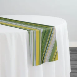 Multi-Color Stripe Table Runner in Citrus