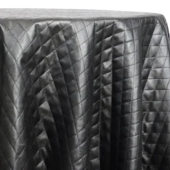 Murano Quilt Table Linen in Black