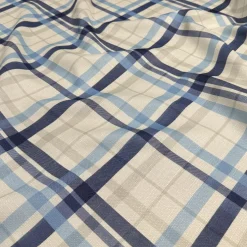 Nautical Plaid (Slub Print) Table Napkin